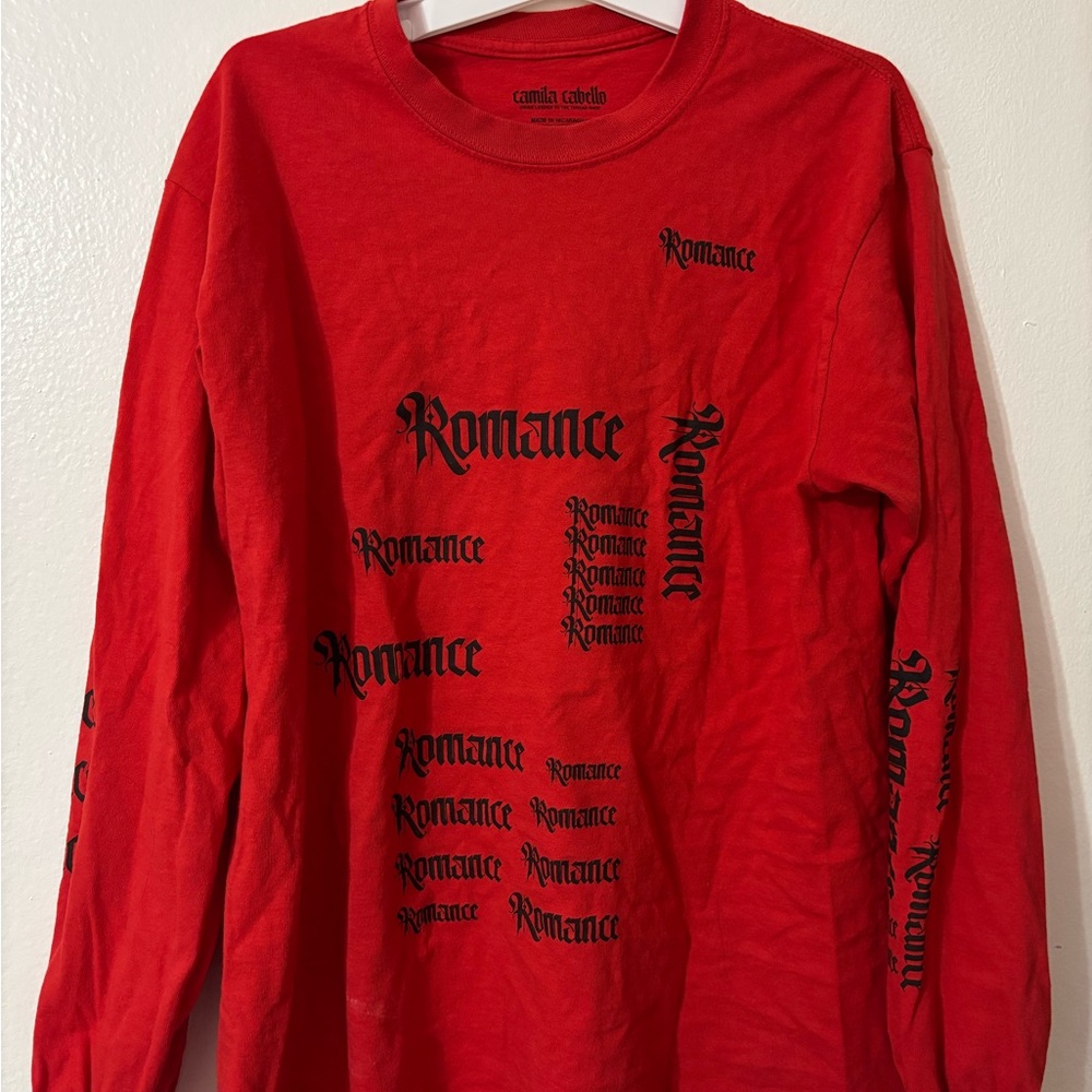 Camila Cabello Red Long Sleeve Shirt